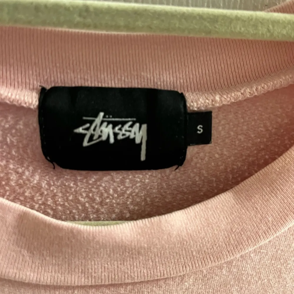 Stussy Light Pink Crewneck Sweatshirt s - Image 3