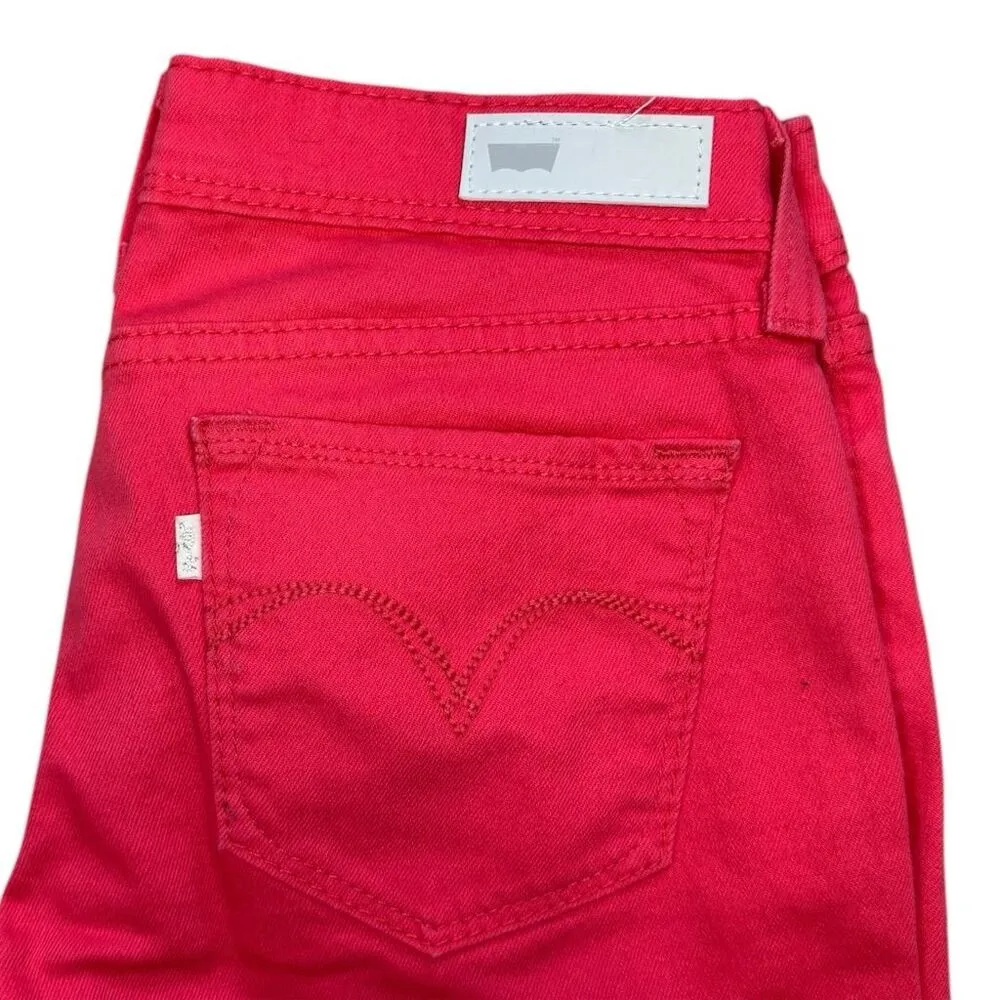 Levi's Women's Low Rise Skinny Jeans Pink Size 27 Standard Casual Fashion - Image 8