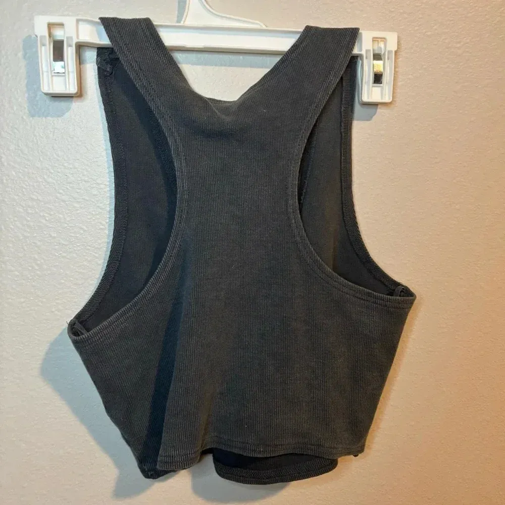 CROPPED ribbed NWT Mustard Seed Tank L - Image 4