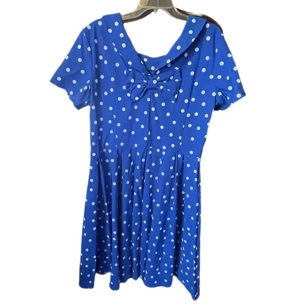 Gown Town size XXL fit and flare dress. Blue - Image 3