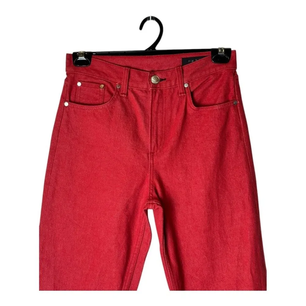 Rag & Bone Jeans Women 26 Bull Red High Rise Tapered Leg‎ Ash Jean Streetwear - Image 5