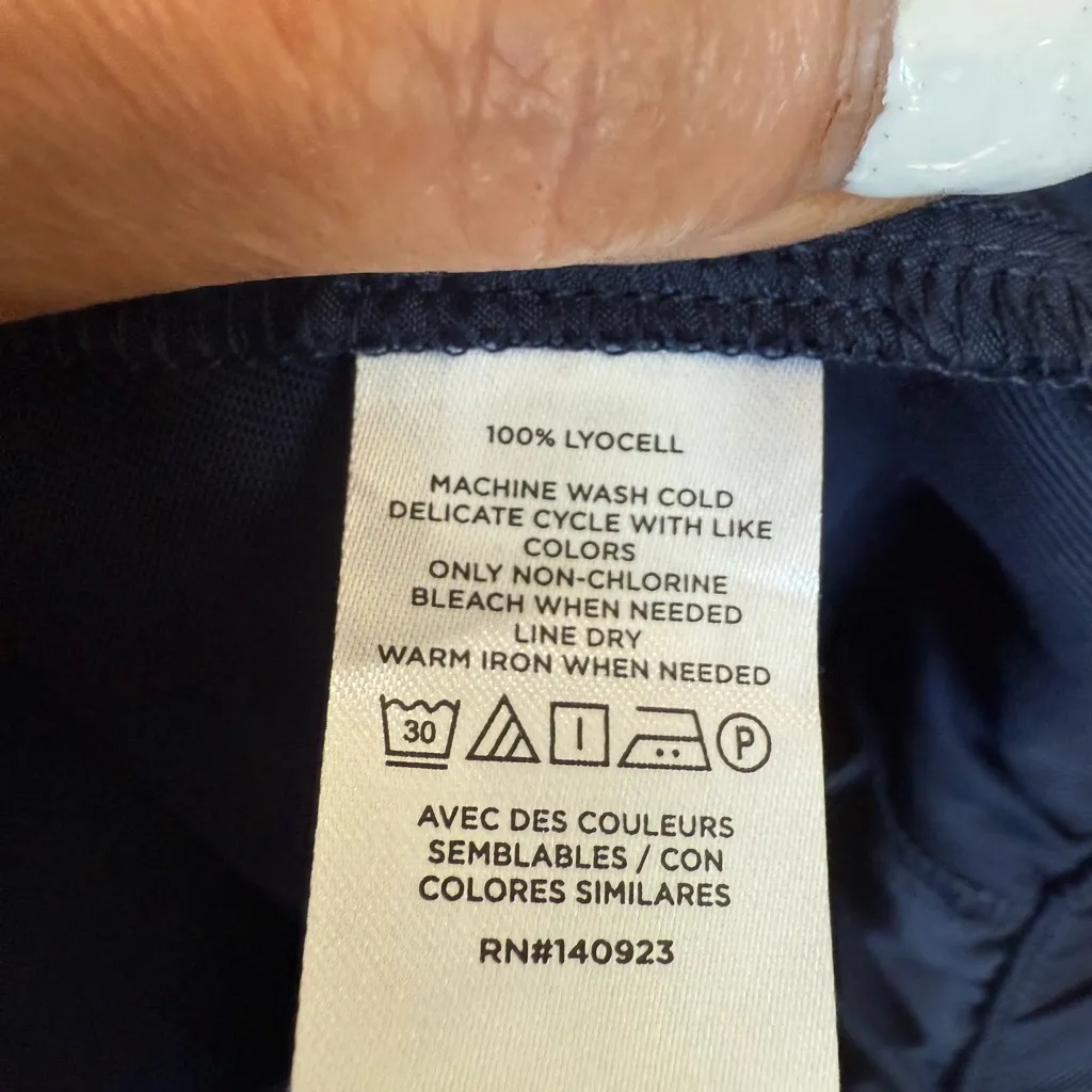 LOFT Blue Bermuda Shorts Tailored Fit - Image 8