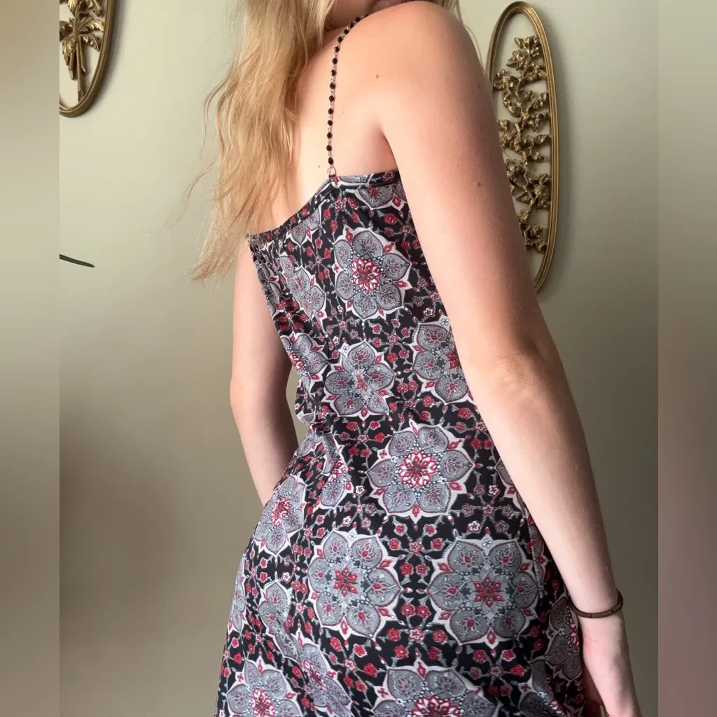 Y2K Vintage Asymmetrical Dress Black - Image 10