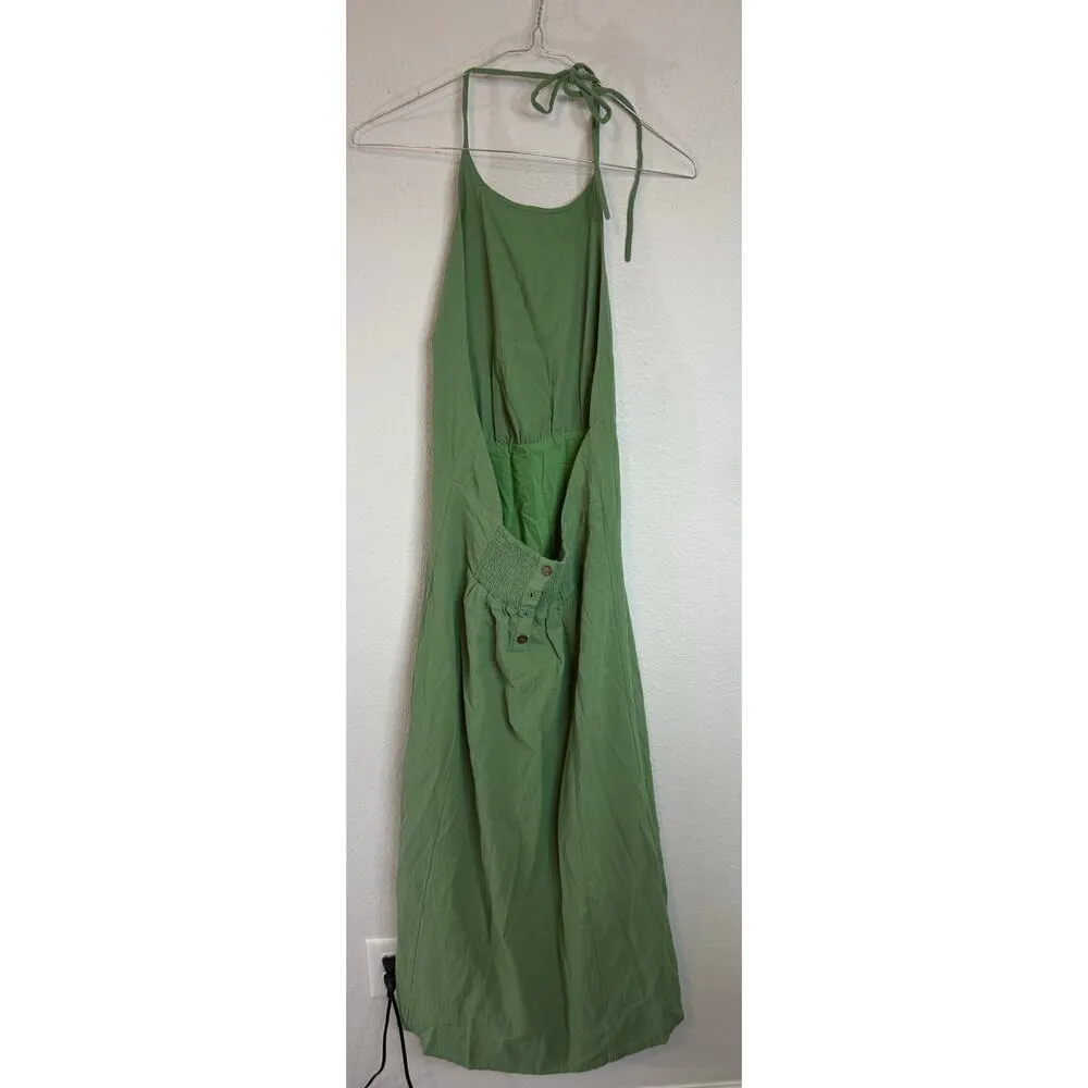 Free people Made for Me Midi olive green size small - Image 5