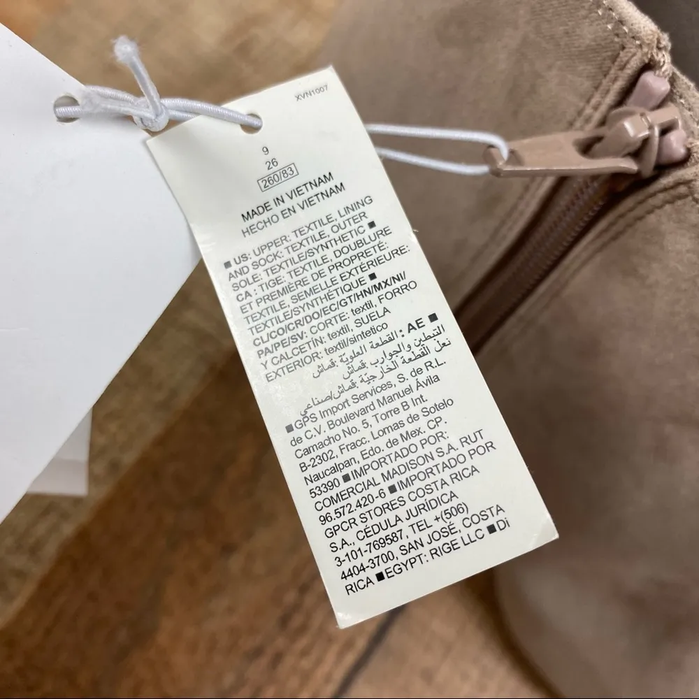 New Old Navy Size 9 Faux-Suede Chunky Block High-Heel Booties for Women Chic - Image 7