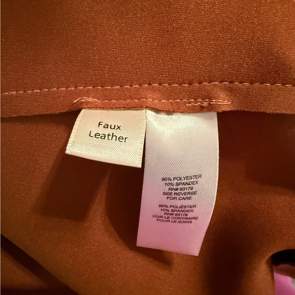 Tahari Women's Tan Leather Jacket - Image 5