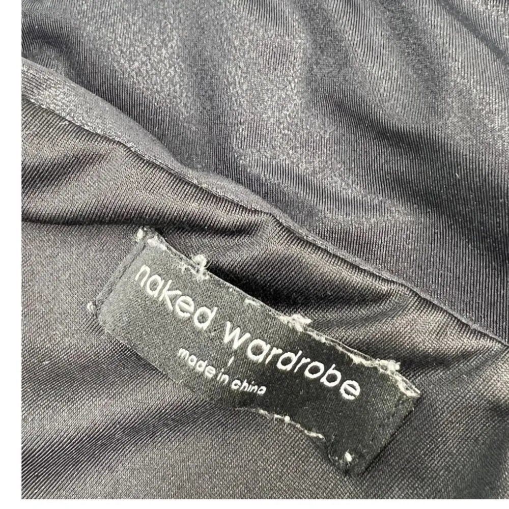 Naked Wardrobe | L | Bodysuit Top Bodycon Drip Tank Sleeveless Women's Cleavage - Image 6