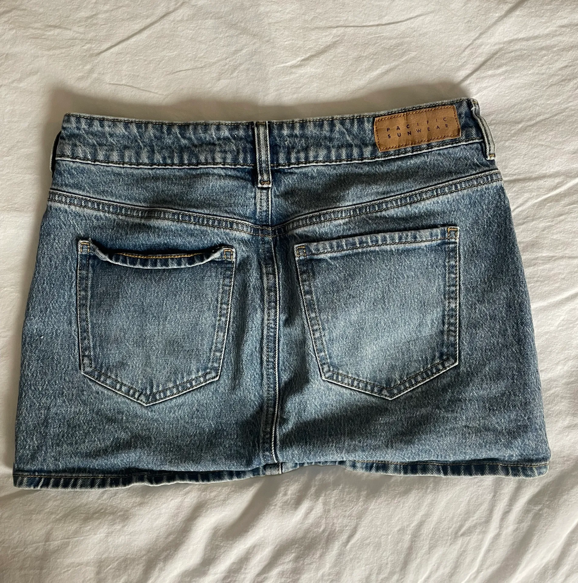 Denim Mini Skirt - Image 2