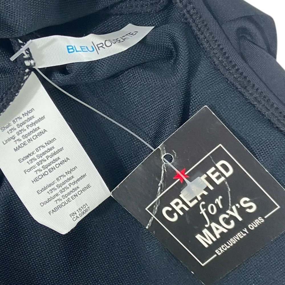 Bleu by Rod Beattie NWT Lets Get Knotty Draped One-Piece Swimsuit 10 M - Image 6