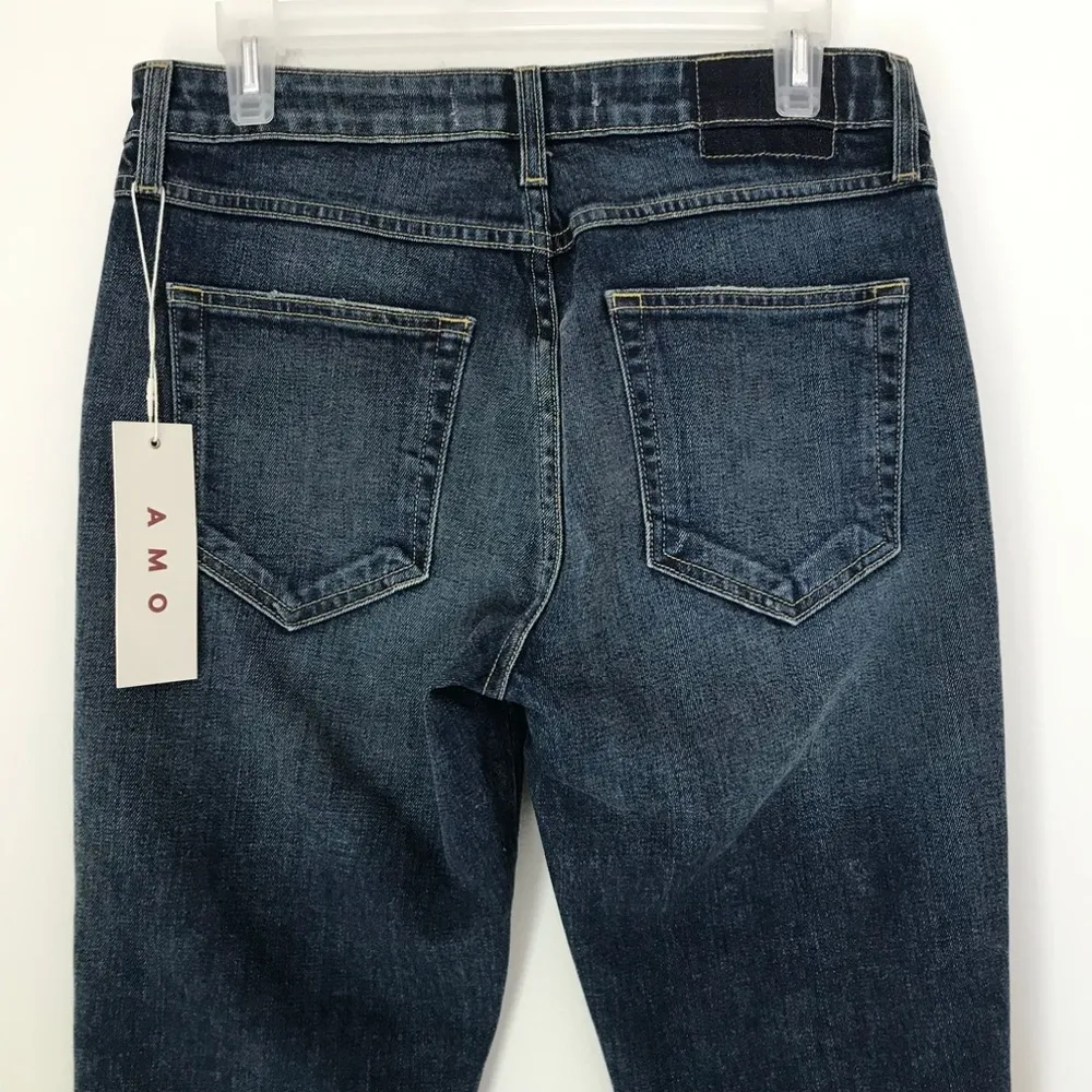 AMO Pixie  Slim Fit Mid Rise Denim Jeans - Image 5