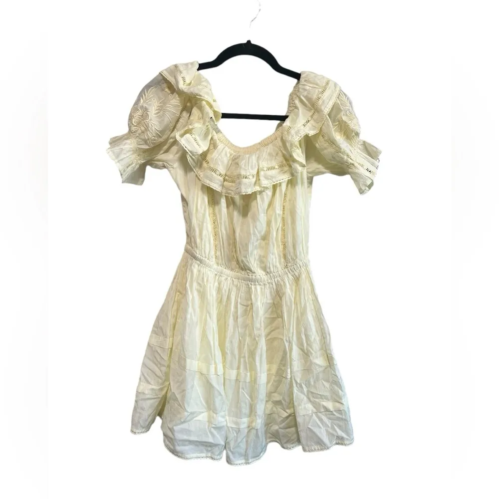 Tularosa x Revolve  Brielle Embroidered Dress in Mellow Yellow, New with Tags - Image 2