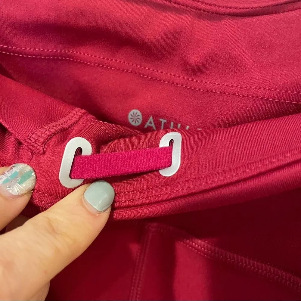 Athleta Run Free 7/8 Rose Verbena Leggings - Image 7