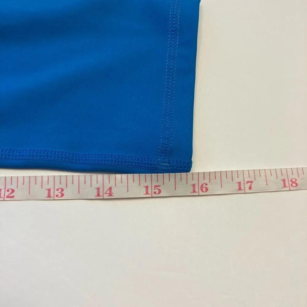 Zyia Royal Blue Willow Light N Tight Hi-Rise Crop Legging Size 4 With Pockets - Image 11