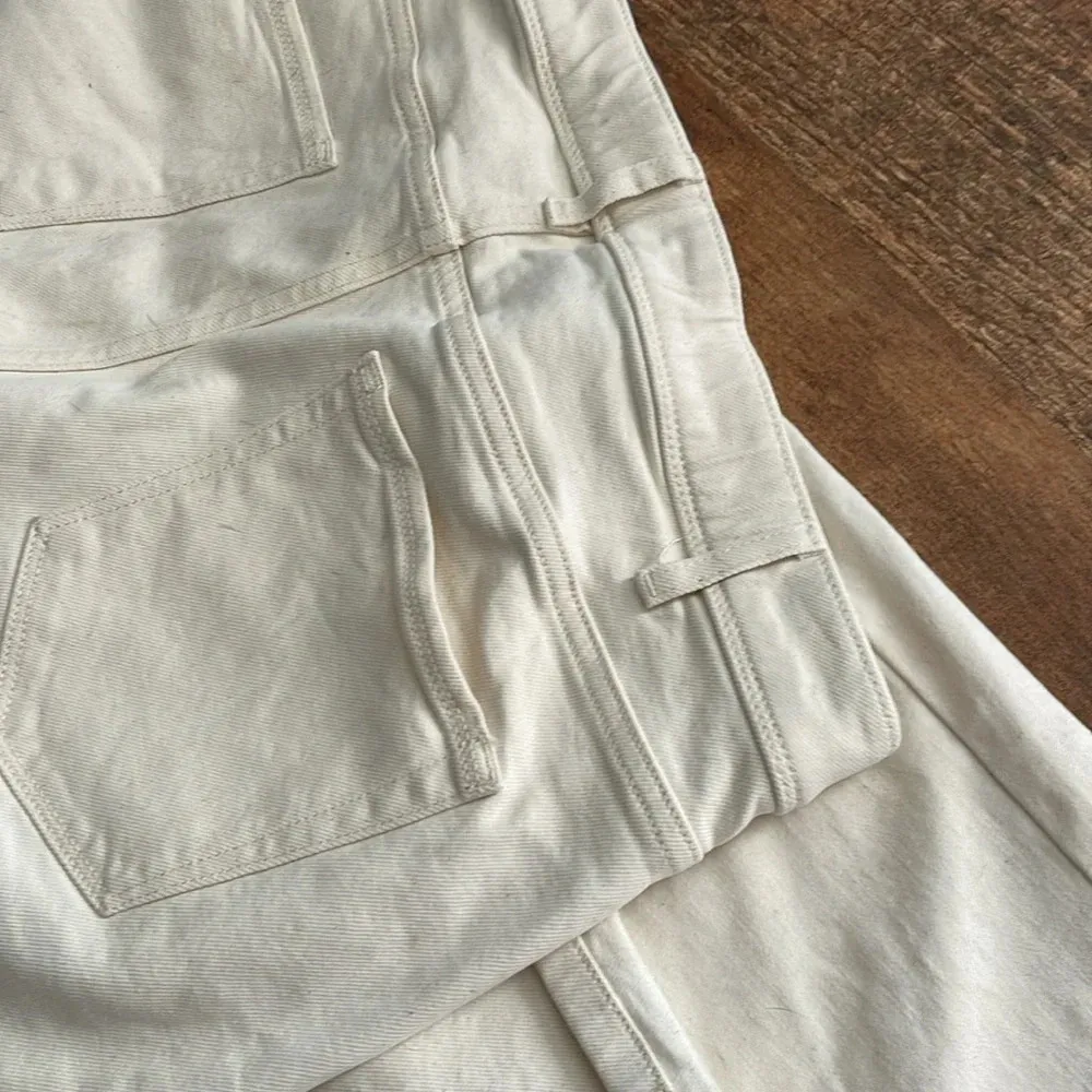 J. Jill Denim High Rise Straight Leg White Jeans - Image 8