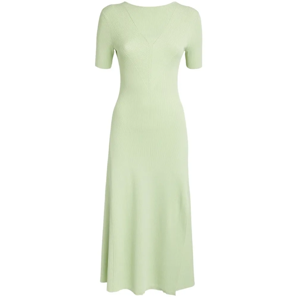 NWT Maje Ruched Stretch-Knitted Dress Size 34 Small - Image 8