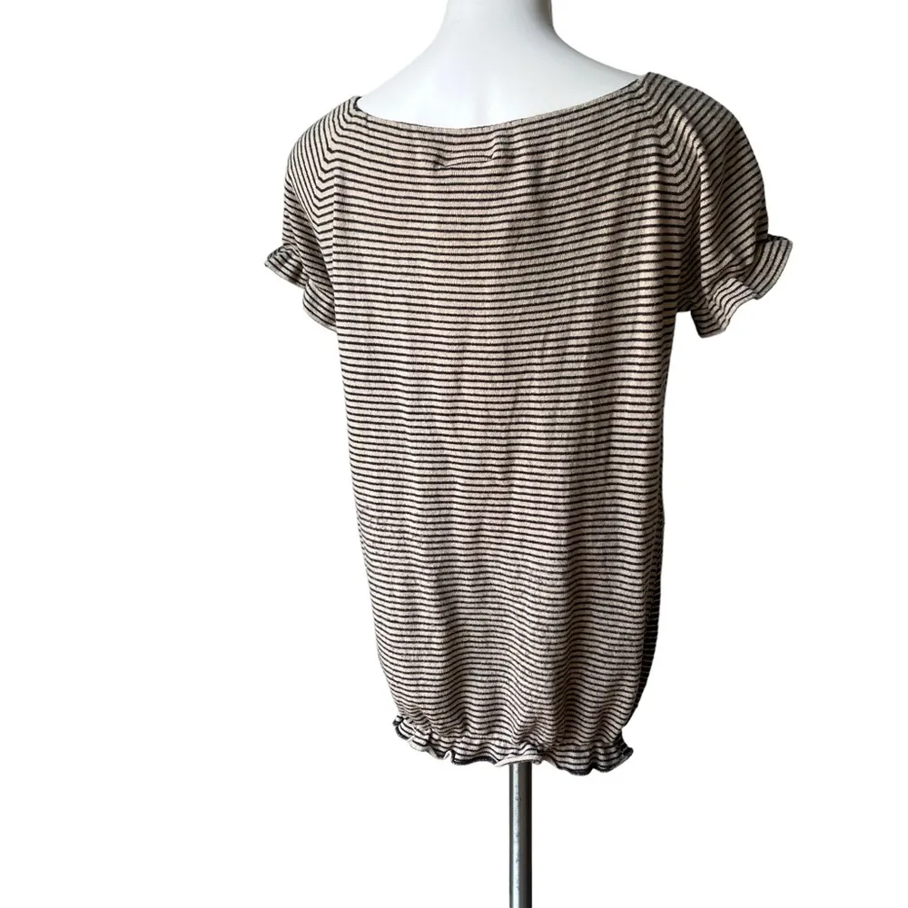 Emporia Armani Contrast Front Back Blouson Waist Sweater, Sz IT 42 / US M - Image 6