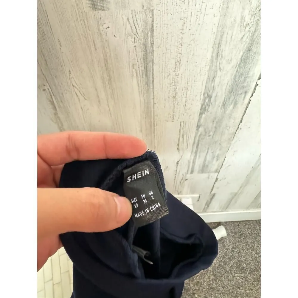 Navy blue dress pants Blue Size XS - Image 3