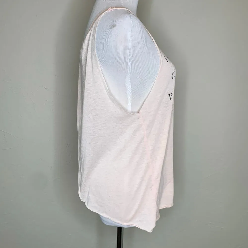 Flowy Graphic Tank Top Small Pink City Light Small - Image 4