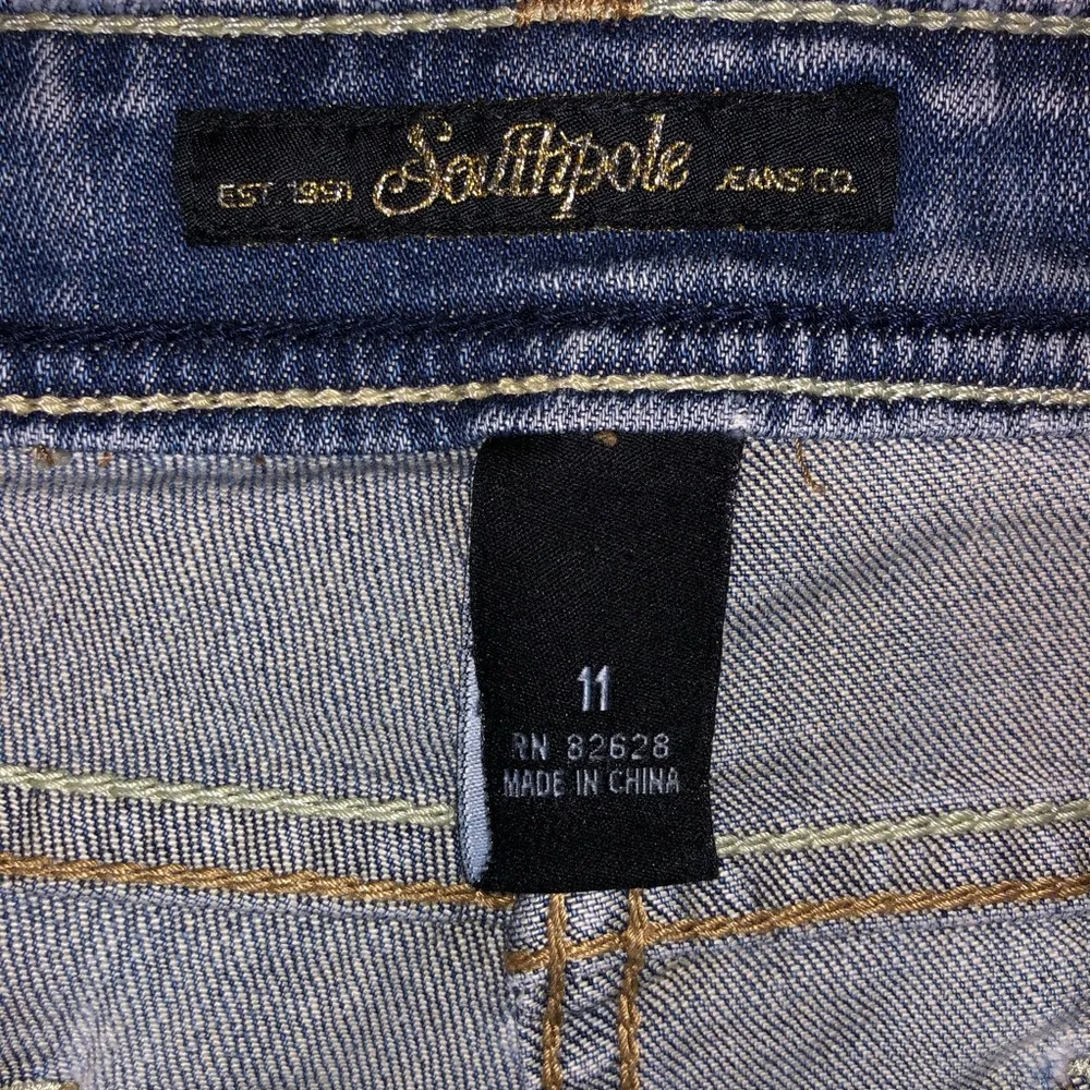 South Pole Jeans 11 EUC Cool Fraying Faded - Image 3