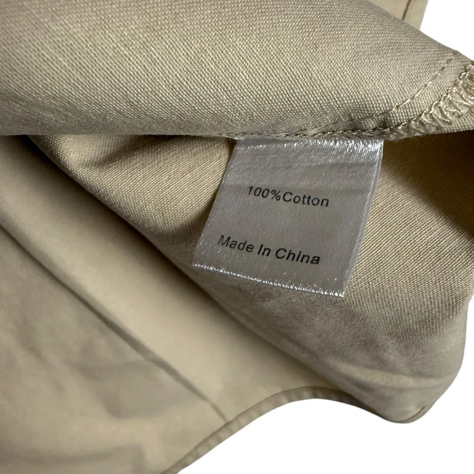 Tuckernuck Solid Tan Drop Waist Ruffled A-Line Cotton Skirt Size 6 - Image 6