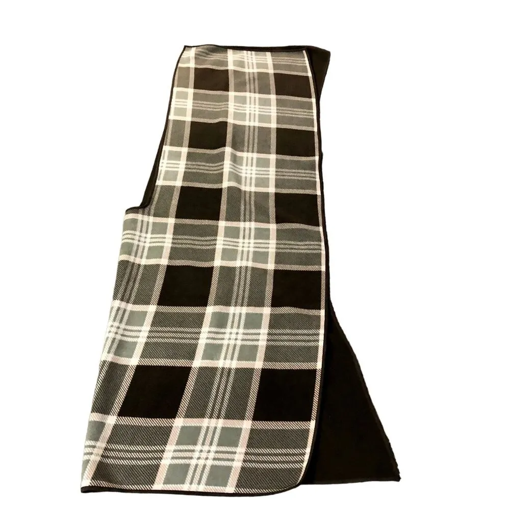 Woolrich Wrap Womens One Size Brown Pink Plaid Reversible - Image 5