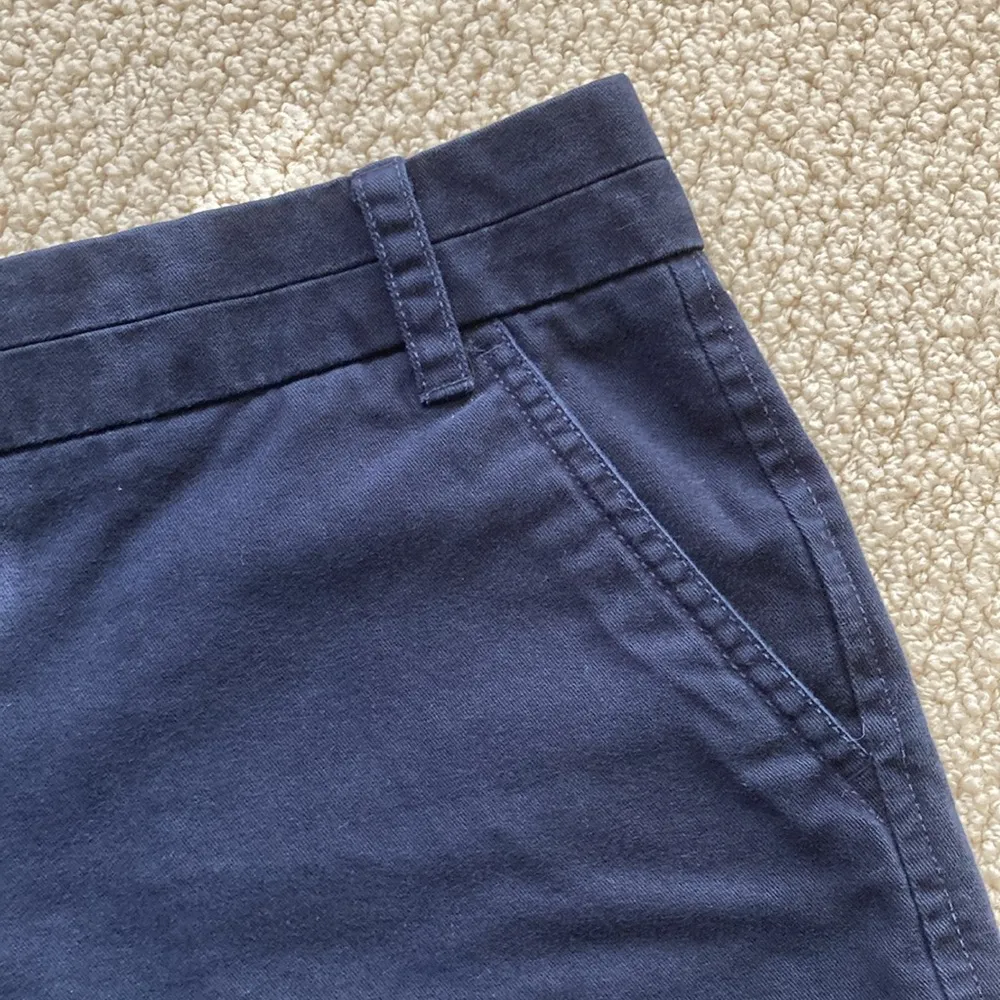 J. Crew Chino Shorts Thick Fabric Navy Blue Size 2 Business Casual Preppy EUC - Image 6