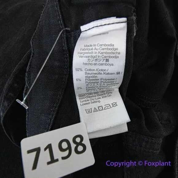 Madewell 10" High-Rise Skinny Jeans in black frost‎ wash, 26 - Image 15