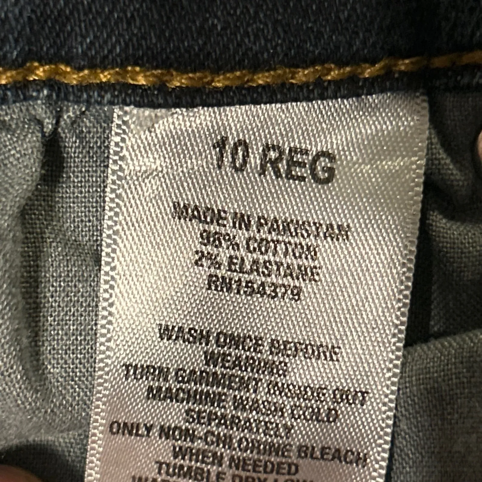 Aeropostale Bootcut Jeans Dark Wash Women's Size 10 Regular - Image 4