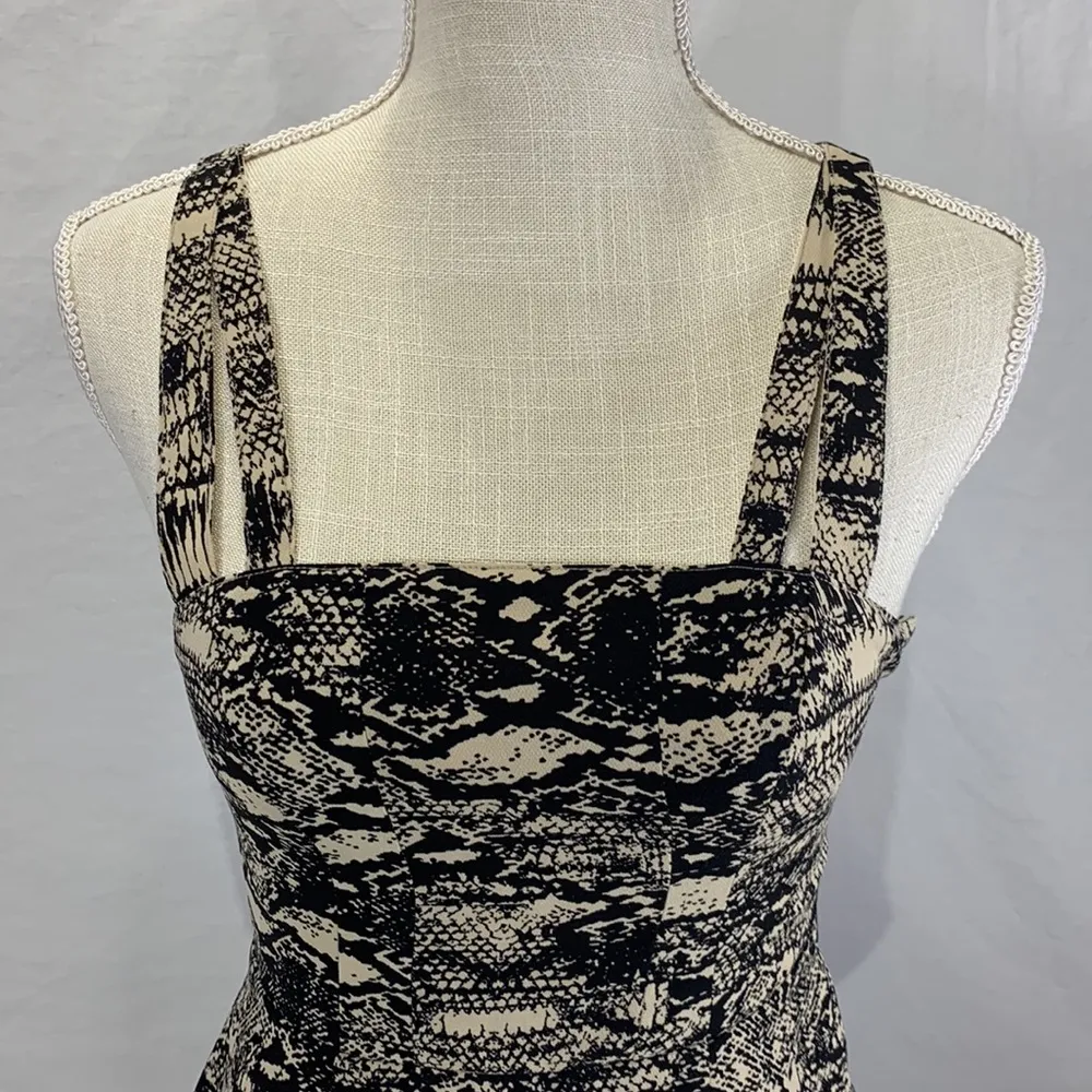 Urban Outfitters Snakeskin Print Mini Dress Size 0 - Image 2