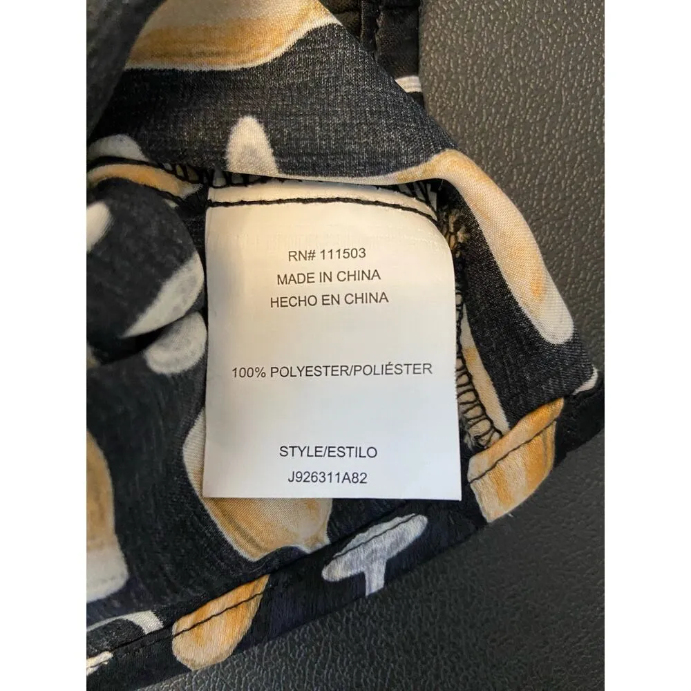 Rabbit Rose Bustier Crop Top Womens M Chain Strap Sweetheart Smock Pad Cup Party Size M - Image 8