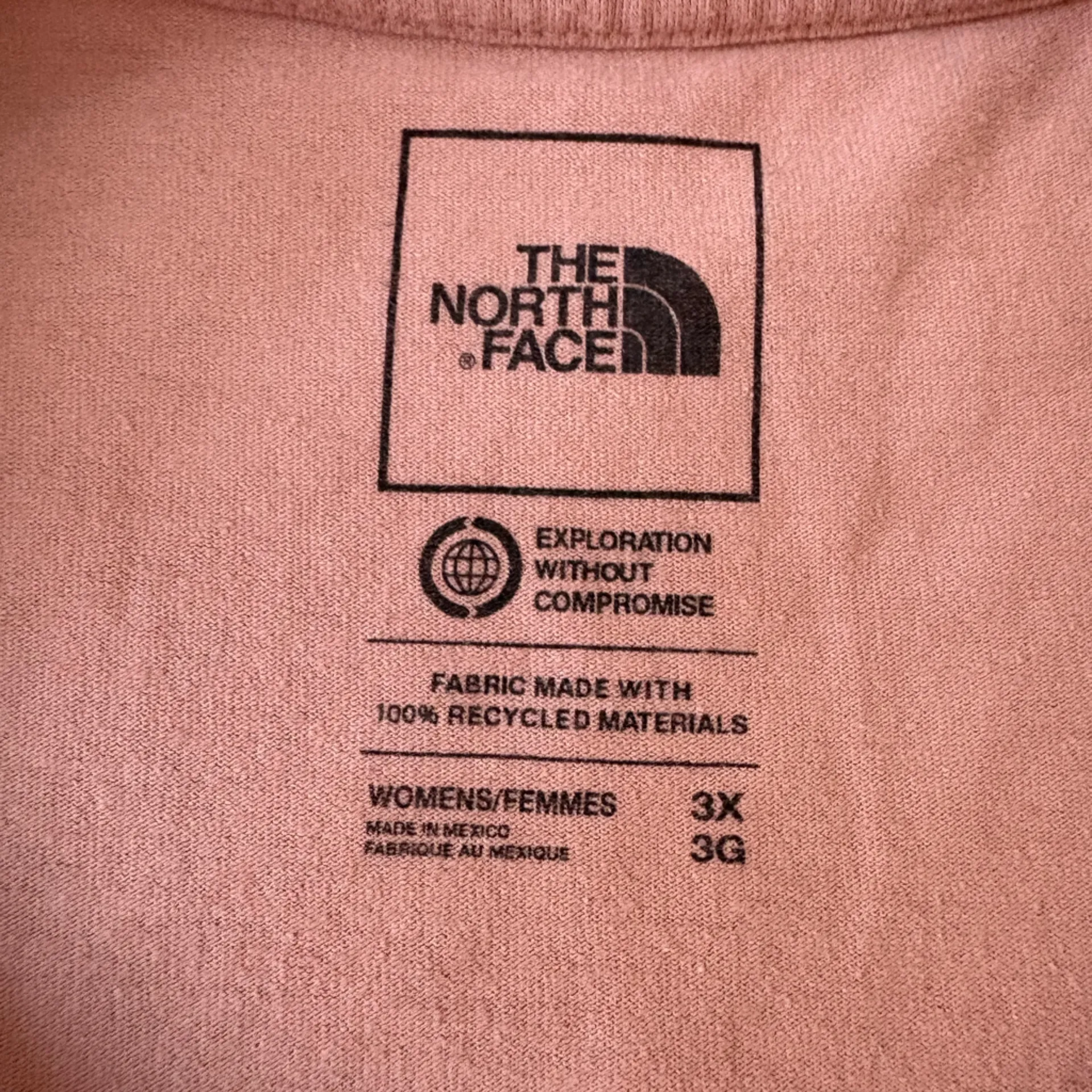 The North Face International Women’s Day Graphic T-shirt Pink Plus Size 3X - Image 7