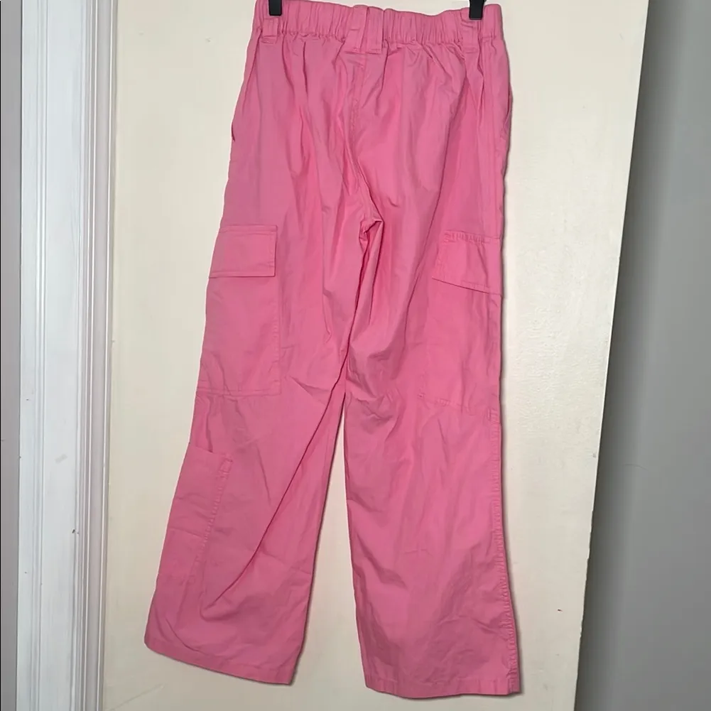 ASOS Petite Pink Cargo Jeans Size 4P - Image 5