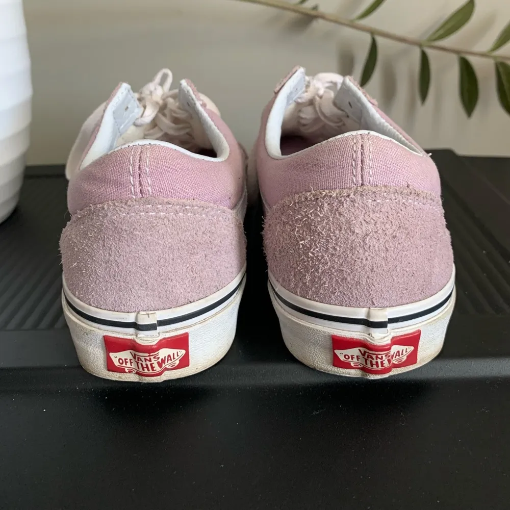 Vans Off the Wall purple and suede sneakers women’s size 6 - Image 4