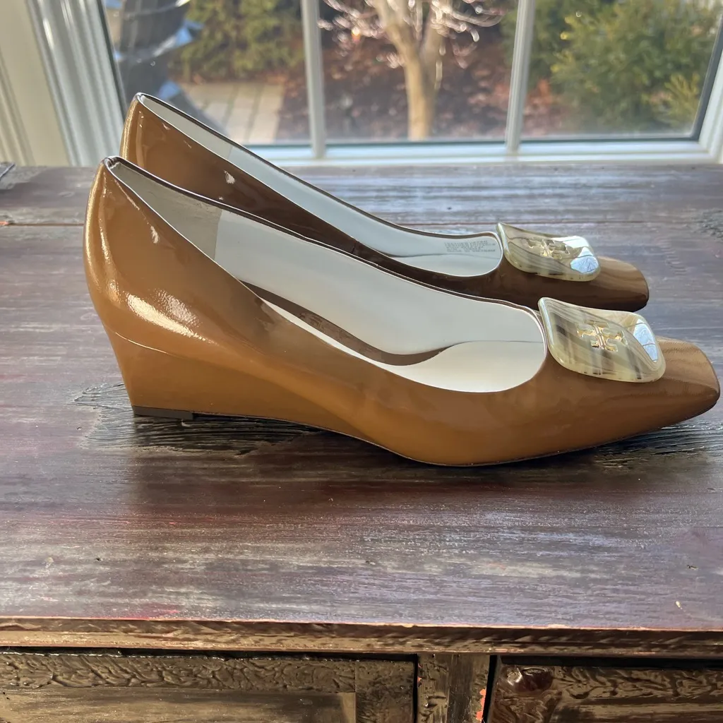 Tory Burch Georgia Wedge size 8.5 - Image 5
