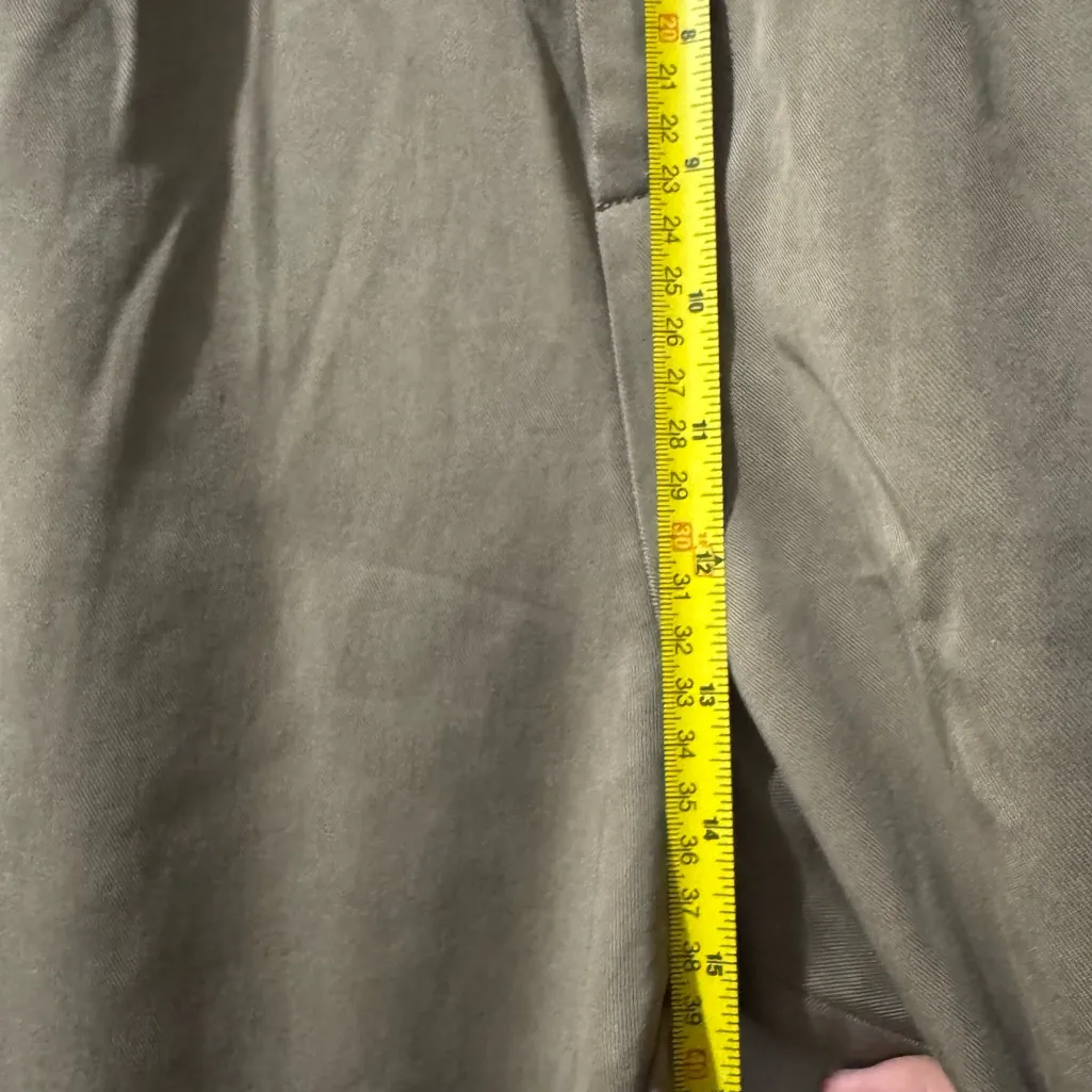 Reformation Mason Wide Leg Pant in Mushroom Size 10 - Image 7