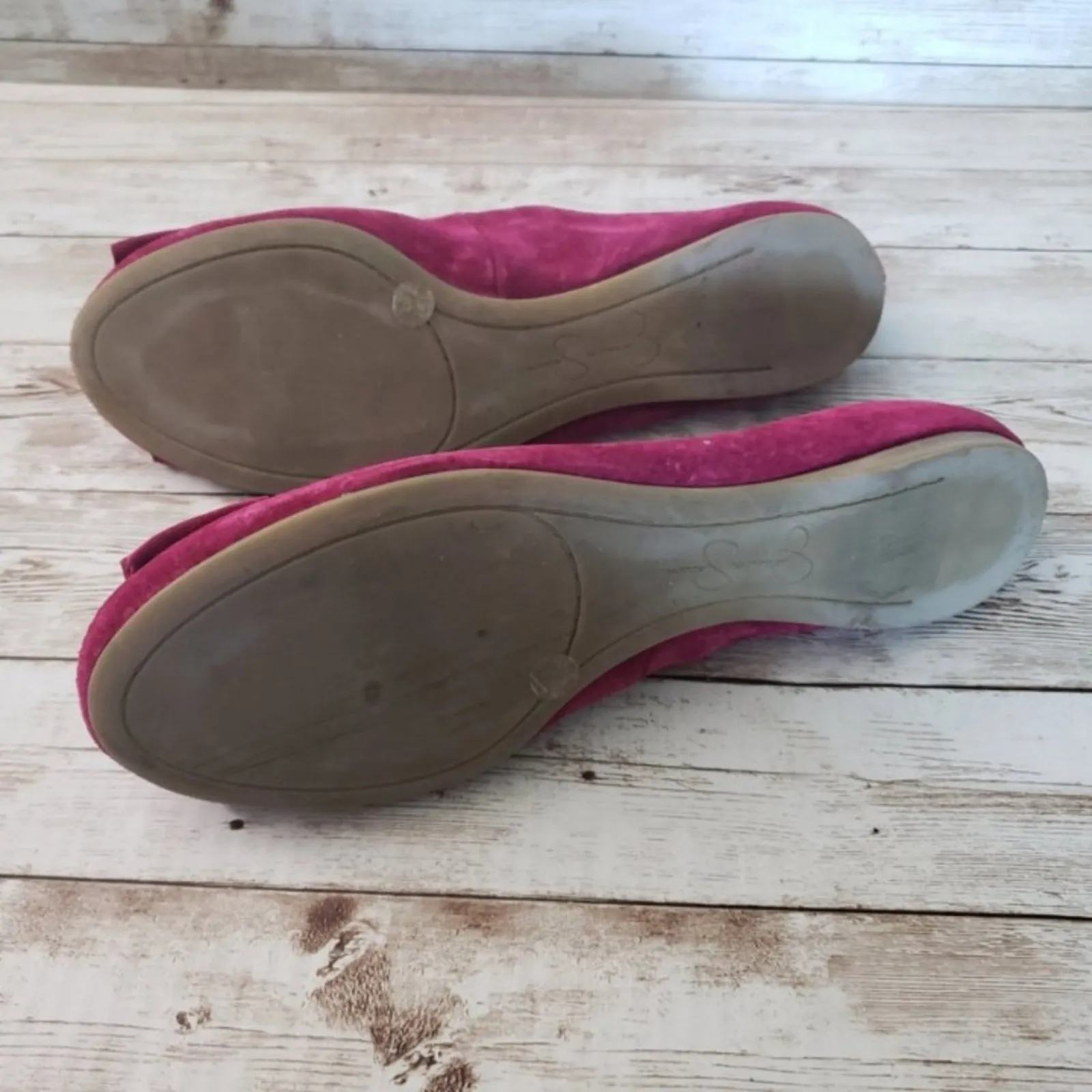 Jessica Simpson Red Bow Flats - Size 6 B - Image 4