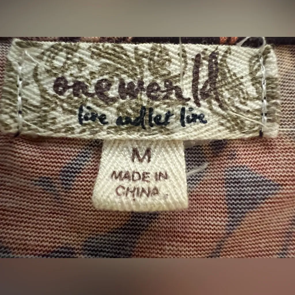 One World Womens Fall Pumpkin Halloween 3/4 Sleeve Pullover Casual Shirt|Size:M - Image 10