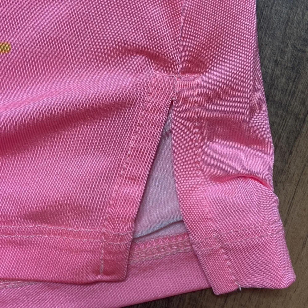 Jamie Sadock Womens Sleeveless Peak Golf Polo Top Size Medium Pink - Image 7