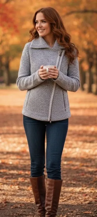 Lucky Brand Moto Jacquard Asymmetric Zipper Jacket XS - Image 1