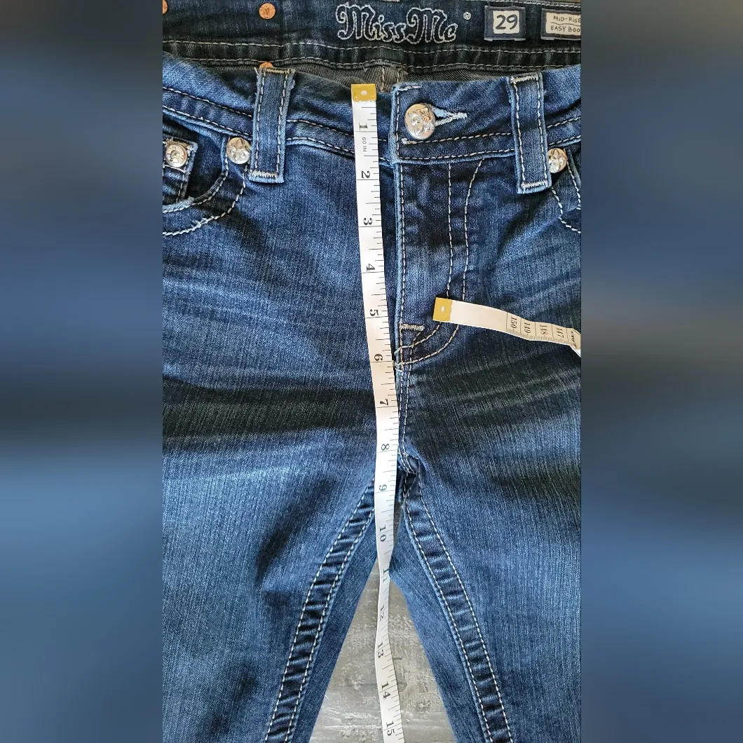 Miss Me Mid Rise Easy Boot Cut Size 29 - Image 8