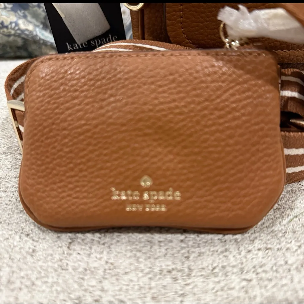 Kate Spade crossbody Warm Gingerbread,RARE to find and in this color ! NWT - Image 9