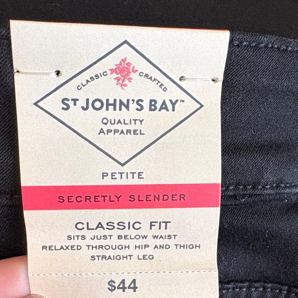 NWT St. John’s Bay Classic Fit Secretly Slender Jeans - Image 5