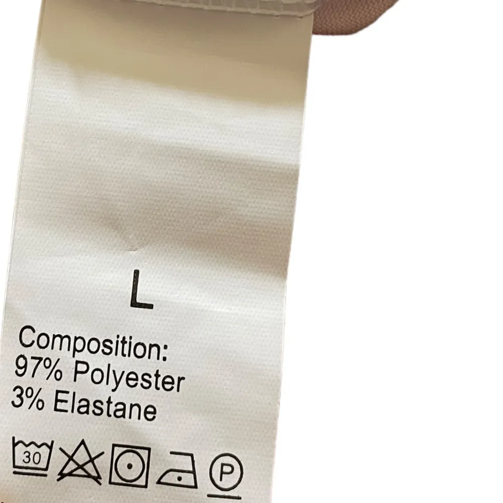 Retro Coquette Boho Whimsical Pink Blue Black Butterfly Lettuce Hem Crop Top Size L - Image 3