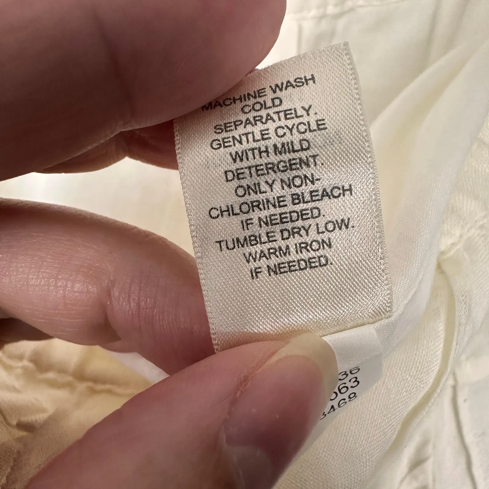 J.Jill Tucked Lagenlook Boho Ramie Midi Peasant Skirt Sz Large Fall Festival White - Image 9