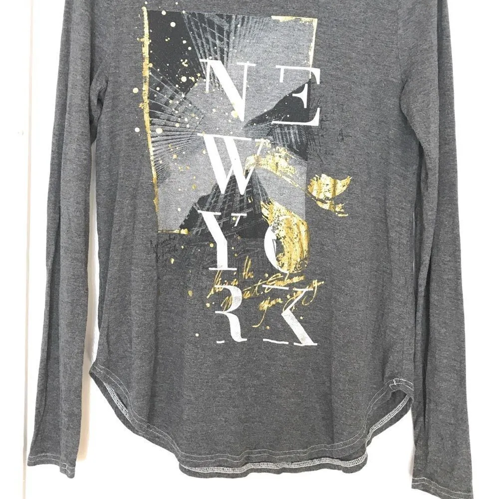 Abercrombie & Fitch New York T-Shirt Long‎ Sleeve - Image 8