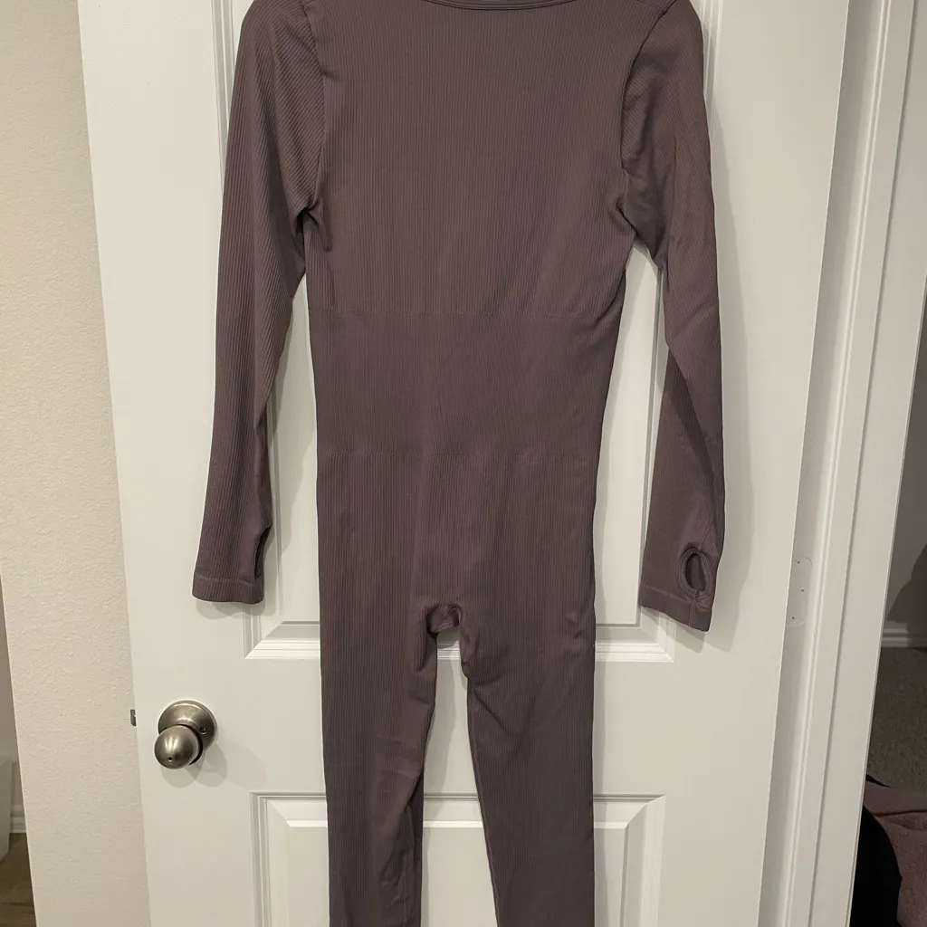 Amazon Mauve Long Sleeve Jumpsuit - Image 2