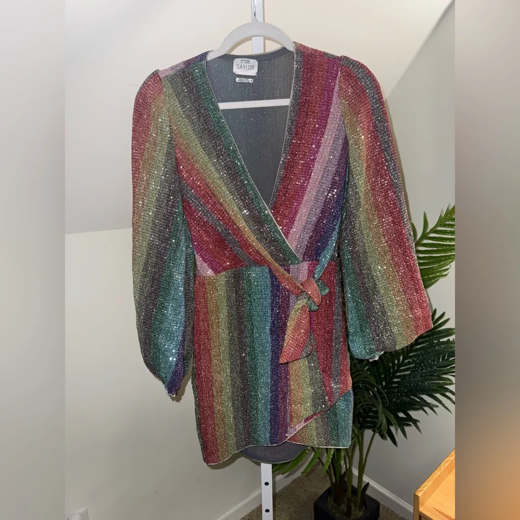 SAYLOR | Saylor Debbie Shimmer‎ size XS - Image 6