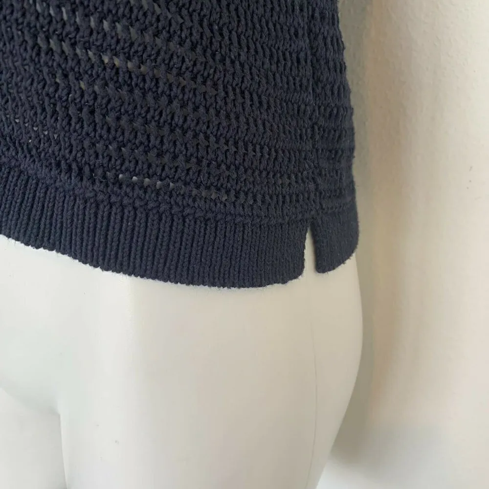 Madewell Camila Crocheted tank top Sweater sleeveless Knit Vest XSmall - Image 7