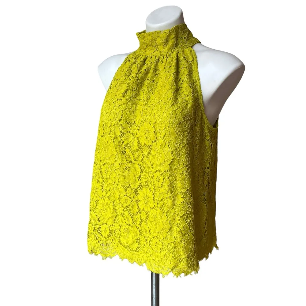 J. Crew Lace Halter Top, Sz S - Image 7