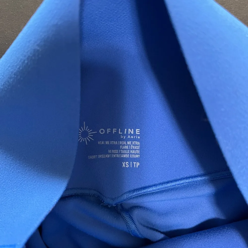 OFFLINE by Aerie Royal Blue Fit & Flare Leggings Women’s Sz XS EUC - Image 4